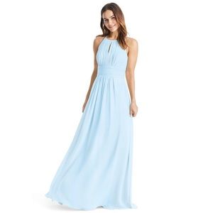 Azazie Bonnie Bridesmaid Dress in Sky Blue Size A4